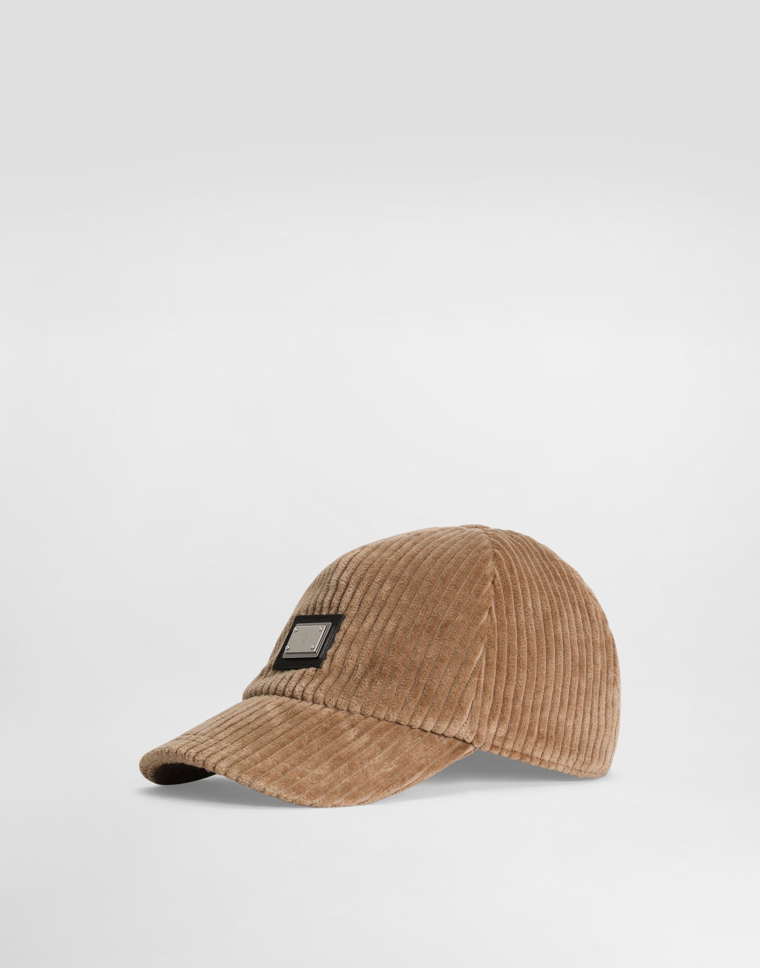 Kasket Dolce & Gabbana Dolce & Gabbana Velvet Baseball Hat L Beige | LB4H80FUWDUM0868, 0