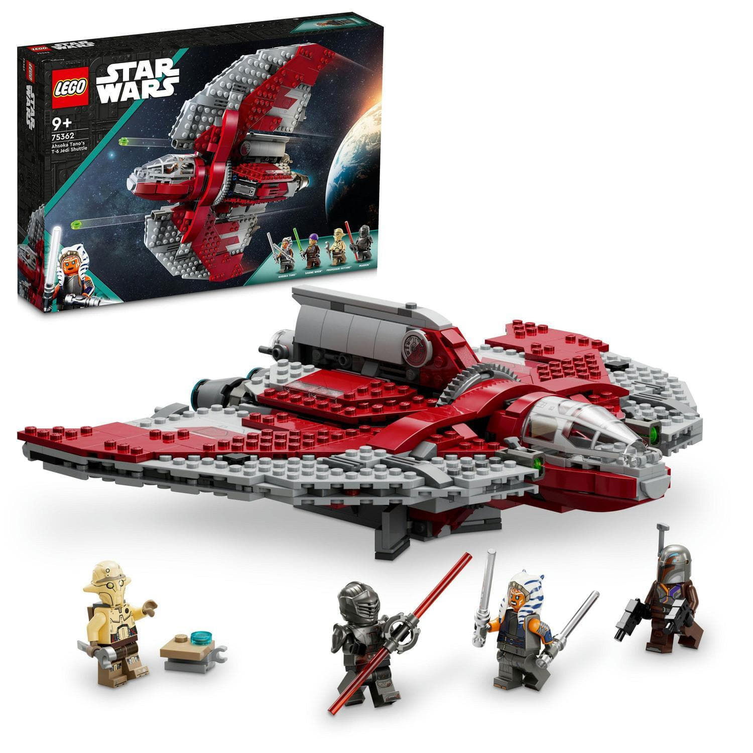 Collectible LEGO Star Wars™ 75362 Ahsoka Tano's T-6 Jedi Shuttle Flerfarvet | 75362LEG, 0