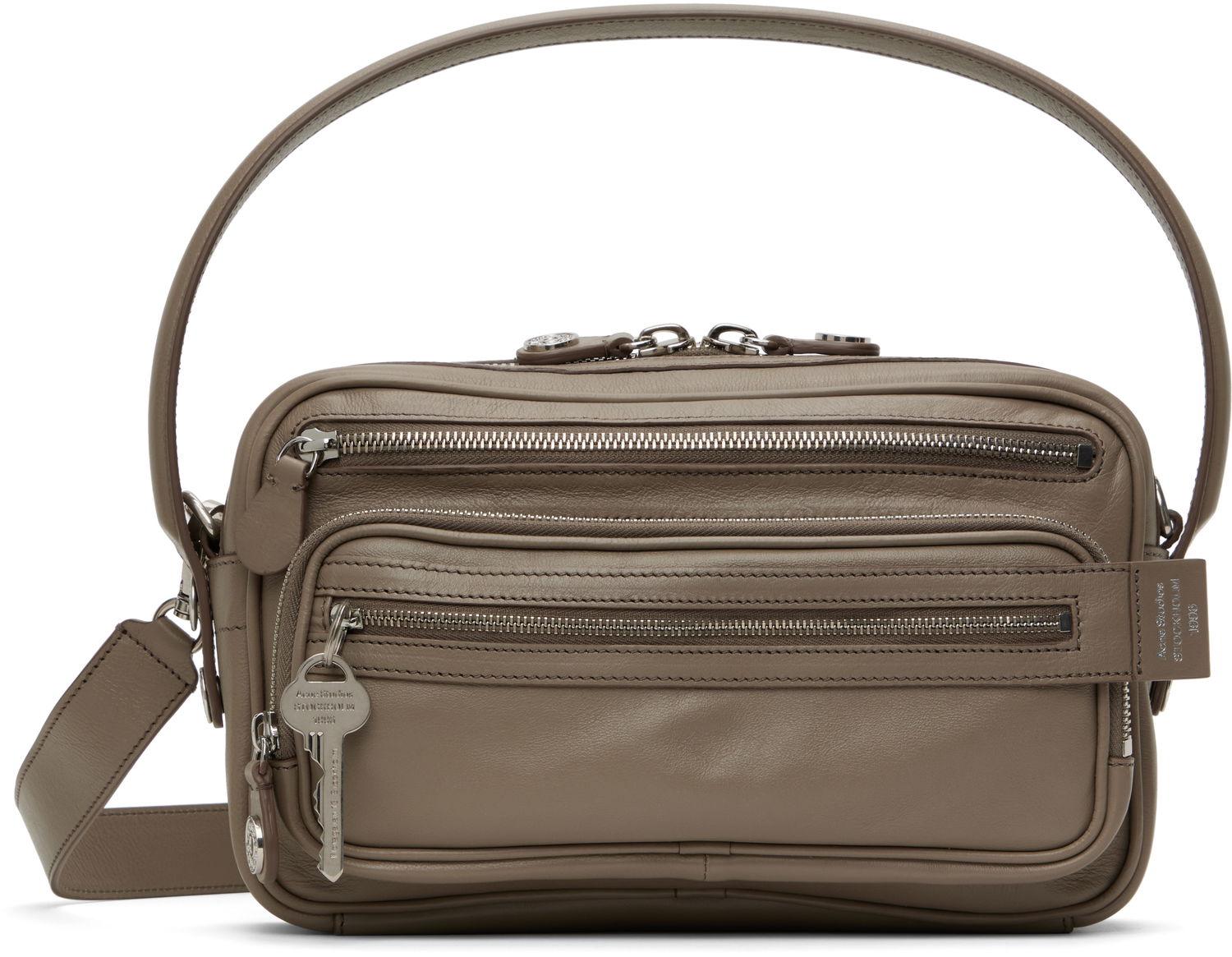 Skuldertaske Acne Studios Acne Studios Camero Party Leather Shoulder Bag Grå | C10240-, 0