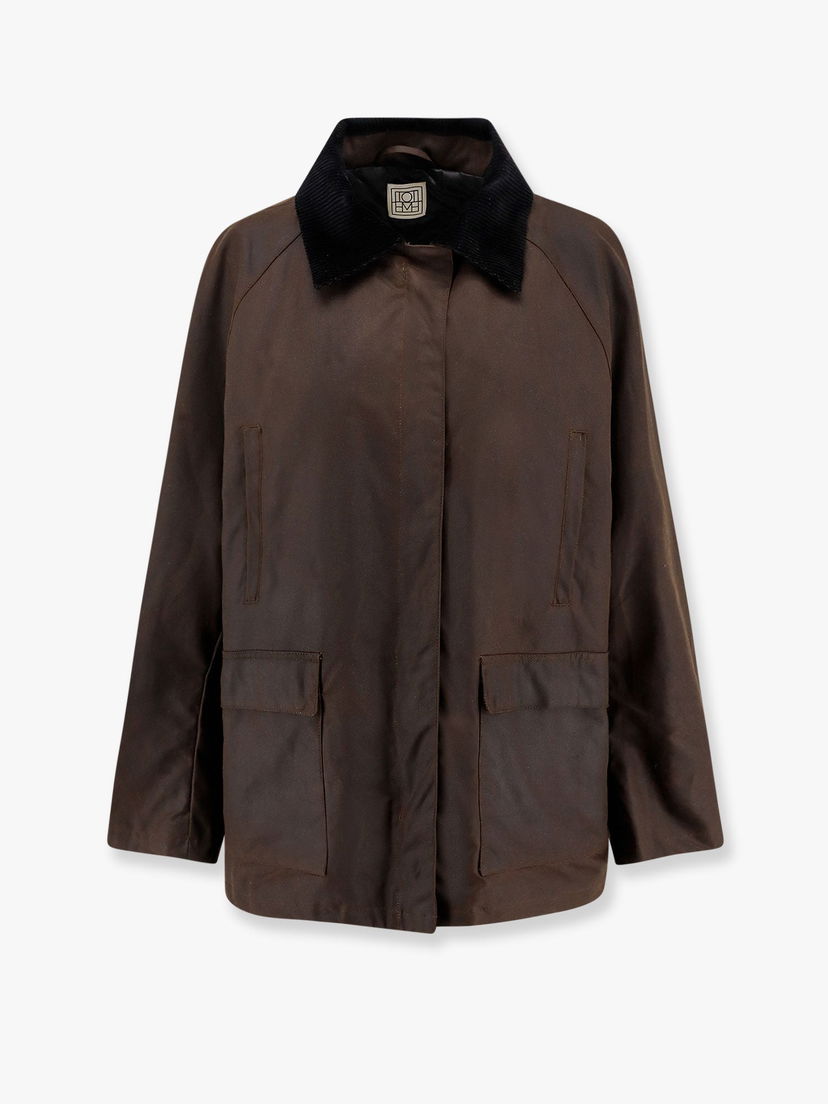 Jakke TOTEME TotemE Women's Waxed Cotton Jacket Brun | 244WRO4722FB0320213