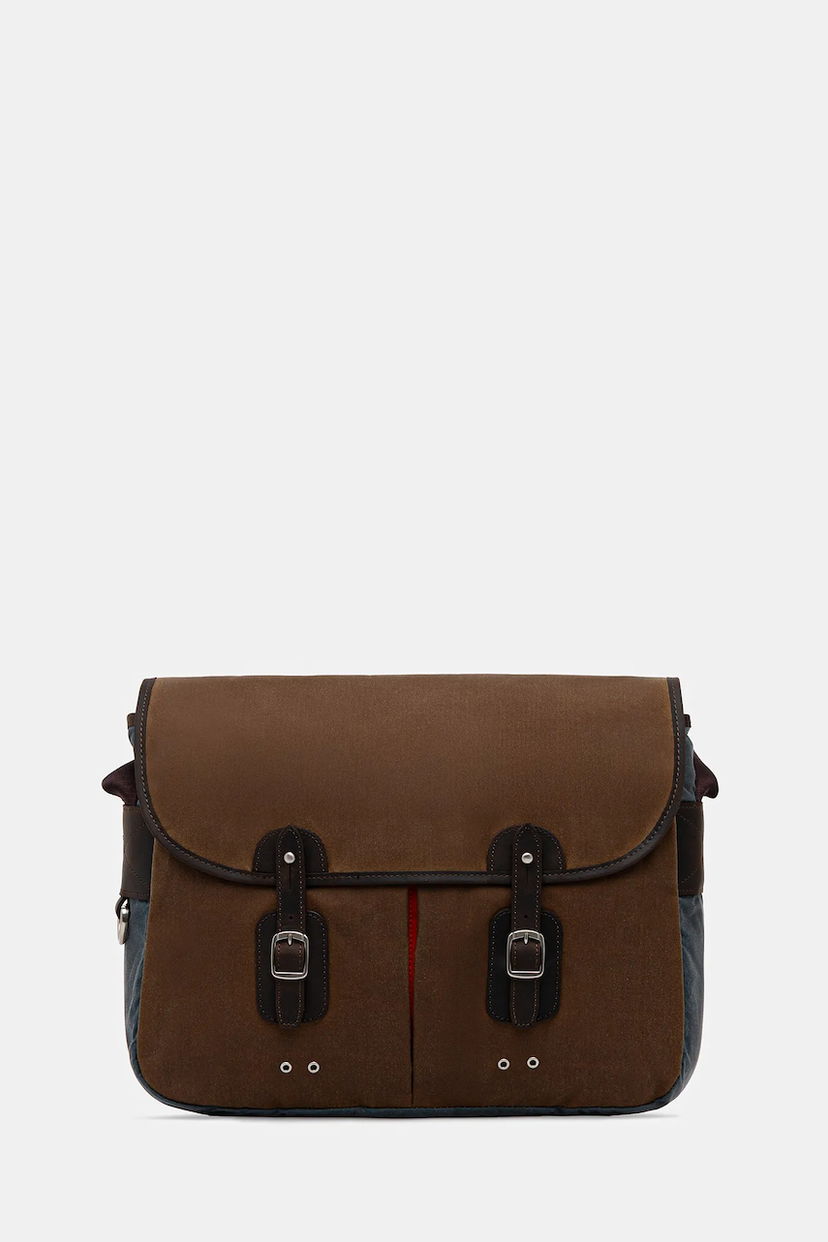 Skuldertaske Barbour Barbour x Paul Smith Wax Tarras Messenger Bag Flerfarvet | UBA0761TA51