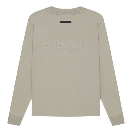 Sweater Fear of God Essentials Long Sleeve T-Shirt Grå | FOG-SS21-585