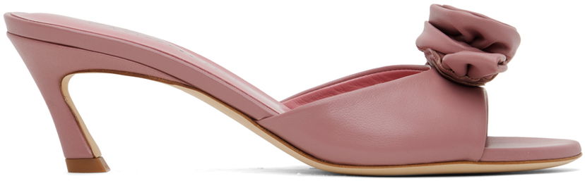Skopleje Blumarine Blumarine Juliet Heeled Sandals Lyserød | 6A4515P0062S3274