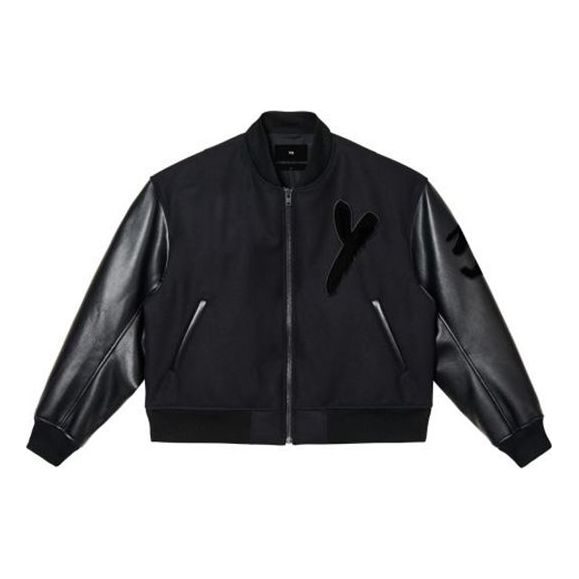 Bomberjakke adidas Originals Y-3 Letterman Jacket Sort | IA3101