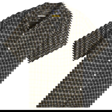 Skjorte Portuguese Flannel Dorne Wavey Check Vacation Shirt Sort | SS25-033-BLK, 0