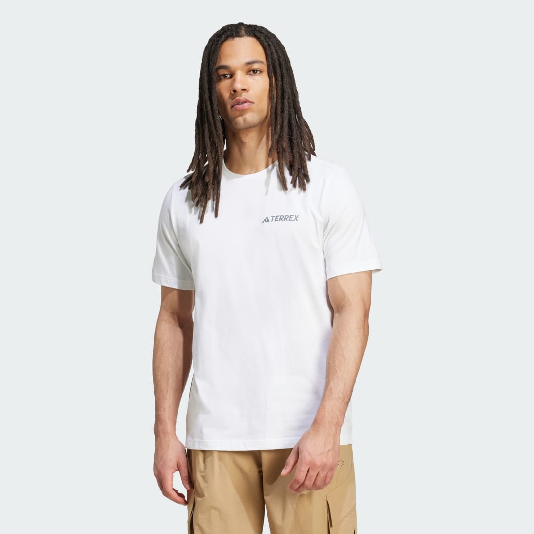T-shirt adidas Performance Terrex Graphic Tee Hvid | JW3559, 0