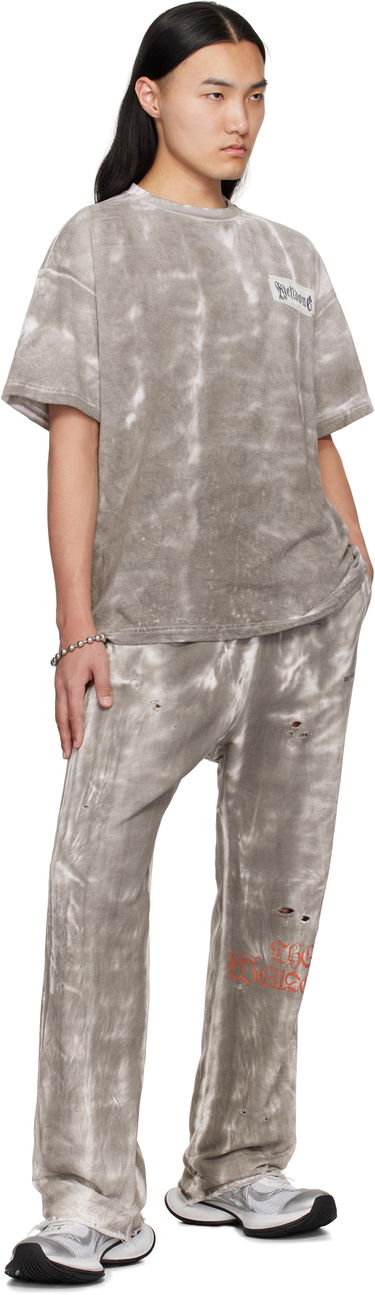 Joggingbukser We11done We11done Distressed Tie-Dye Sweatpants Grå | WD-TA0-25-721-U-BK, 3