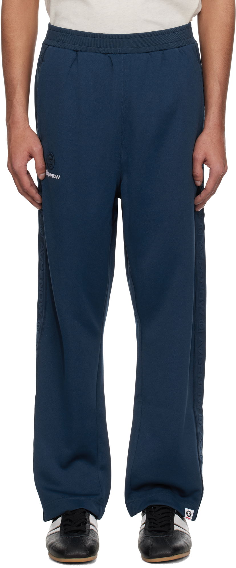 Joggingbukser AAPE by A Bathing Ape AAPE by A Bathing Ape 'AAPE Now' Sweatpants Mørkeblå | AAPPTMB674XXNNYX