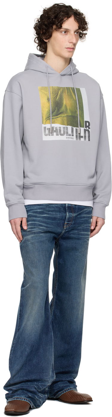 Sweatshirt Jean Paul Gaultier Jean Paul Gaultier Printed Cotton Hoodie Grå | 25/03-W-TO296-J003-134812, 3
