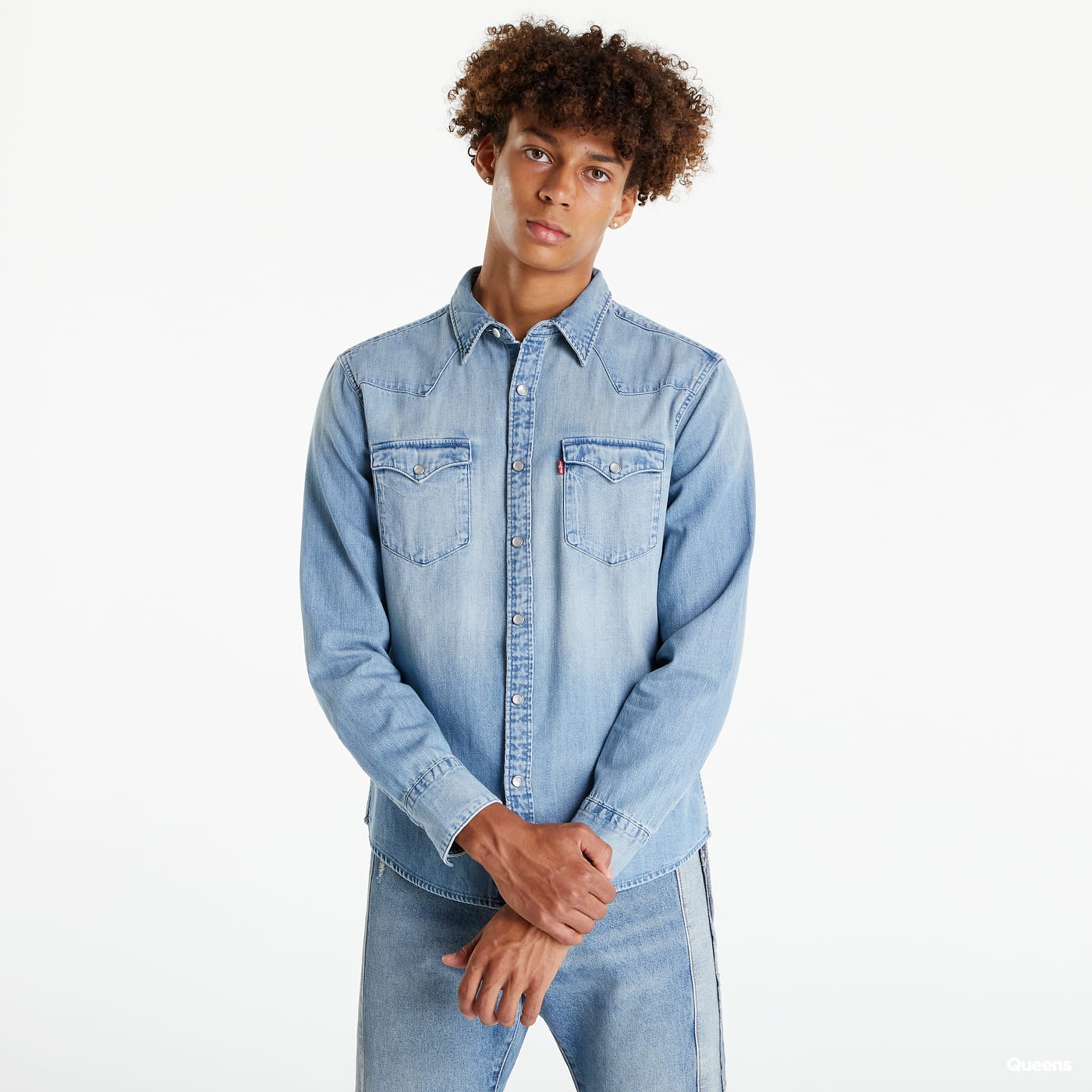Skjorte Levi's Barstow Western Standard Blå | 85744-0001, 0