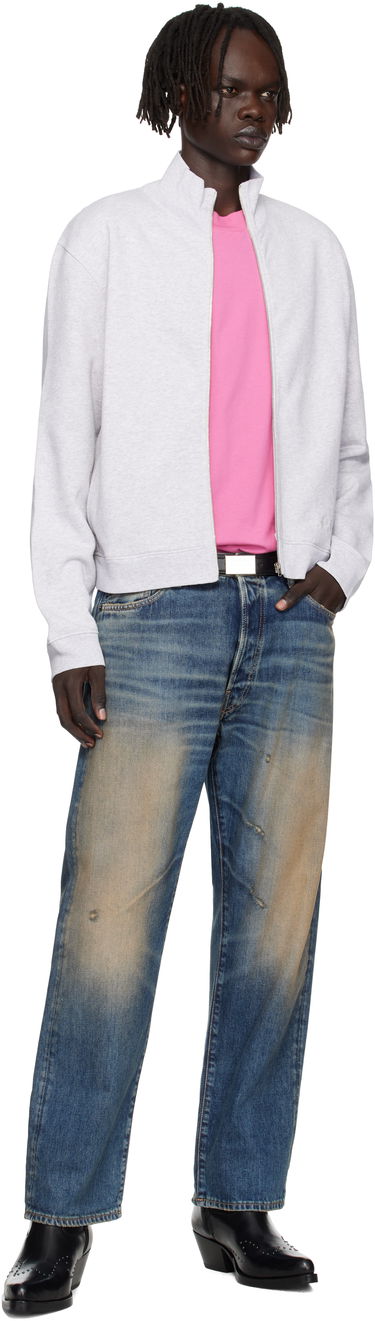 Sweatshirt Acne Studios Acne Studios Zip-Up Sweatshirt Grå | CI0207-, 3