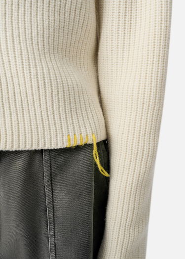 Sweater AXEL ARIGATO Cropped Knit Cardigan Hvid | A3359002, 5