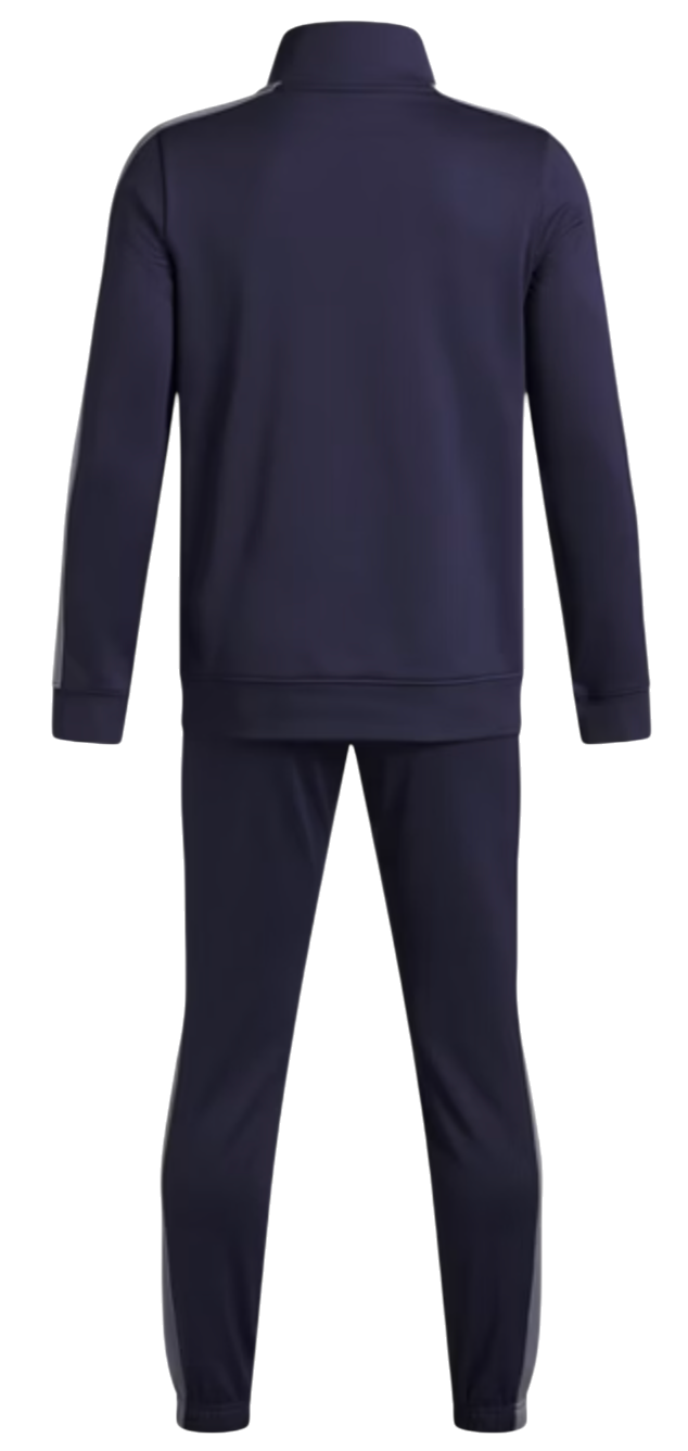 Træningsdragt Under Armour Rival Knit Full-Zip Striped Track Suit Mørkeblå | 1363290-403, 1