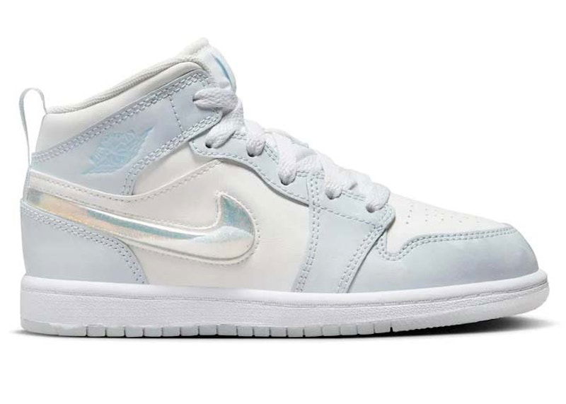 Sneakers og sko Jordan Air Jordan 1 Mid SE Glitter Swoosh Hvid | FQ9118-400, 0