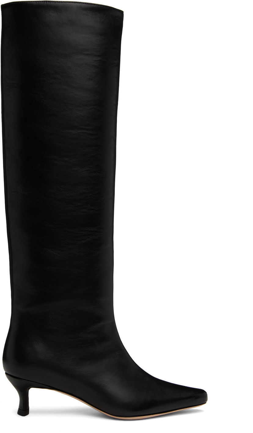 Sneakers og sko BY FAR Kitten Stevie 42 Tall Boots Sort | MWFBO066CL013BK001PL