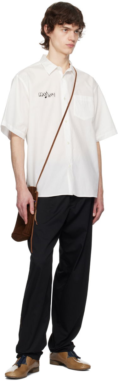 Skjorte UNDERCOVER UNDERCOVER Short Sleeve Button-Up Shirt Hvid | UP1E4403, 3