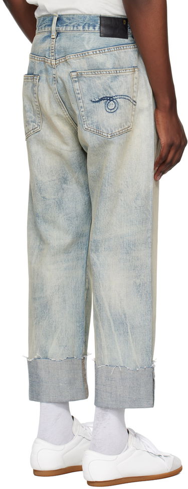 Jeans R13 R13 Cuffed X-Boyfriend Jeans Blå | R13MD111-D218C, 2