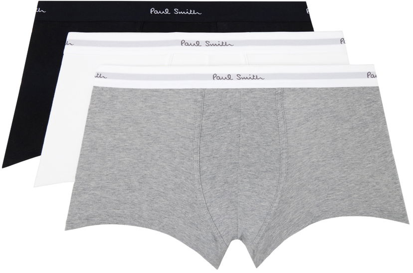 Boksere Paul Smith Three-Pack Multicolor Boxer Briefs Flerfarvet | M1A-914-M3PKA-1A
