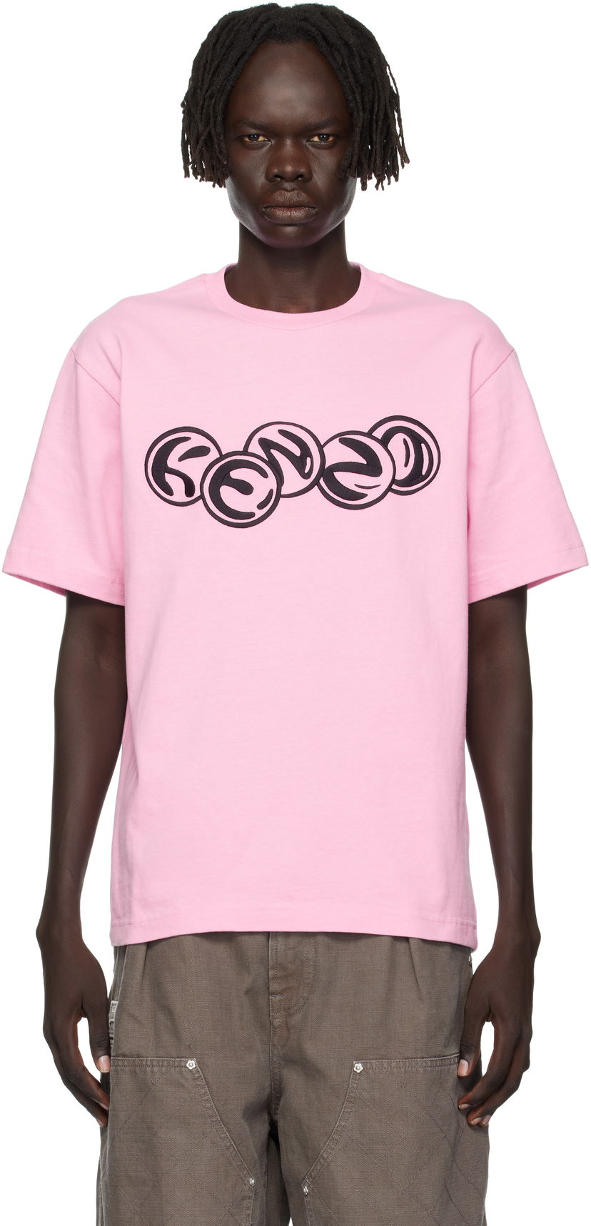 T-shirt KENZO Kenzo Paris 'KENZO Pachinko' Classic T-Shirt Lyserød | FF65TS2614SI