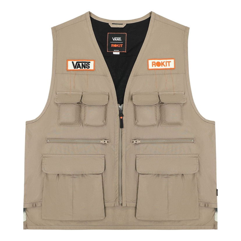 Vest Vans  Waltonian Utility Vest Beige | VN0005XAKHK