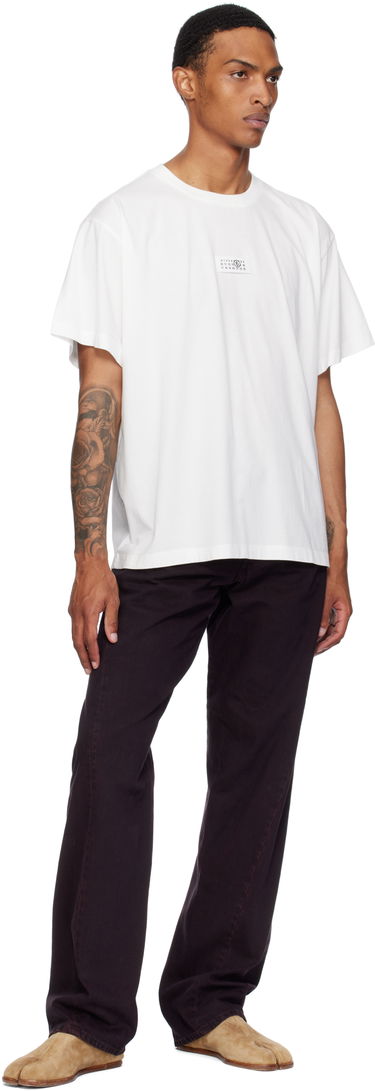 Jeans Maison Margiela MM6 Maison Margiela Twisted Seam Jeans Bourgogne | SH0LA0024 M30032, 3