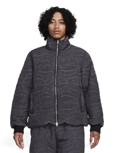 Jakke Nike Woven Full-Zip Basketball Jacket Grå | FB7101-010