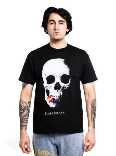 T-shirt Pleasures Make Out T-Shirt Sort | P21W036-BLACK
