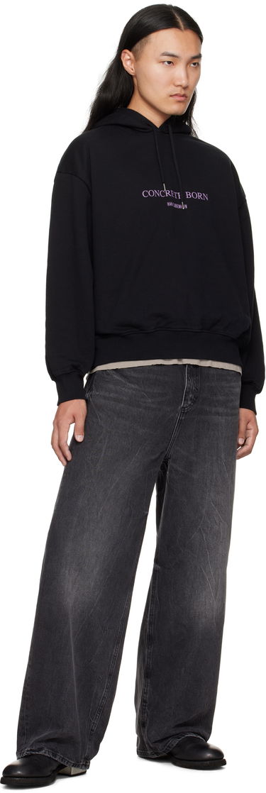 Sweatshirt Han Kjøbenhavn Han Kjobenhavn Logo Oversized Hoodie Sort | M-134727, 3