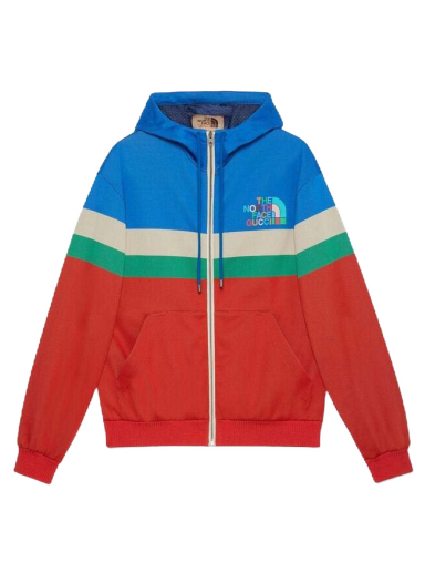 Jakke Gucci x The North Face Hooded Jacket Flerfarvet | 675542-XJDWR-4107