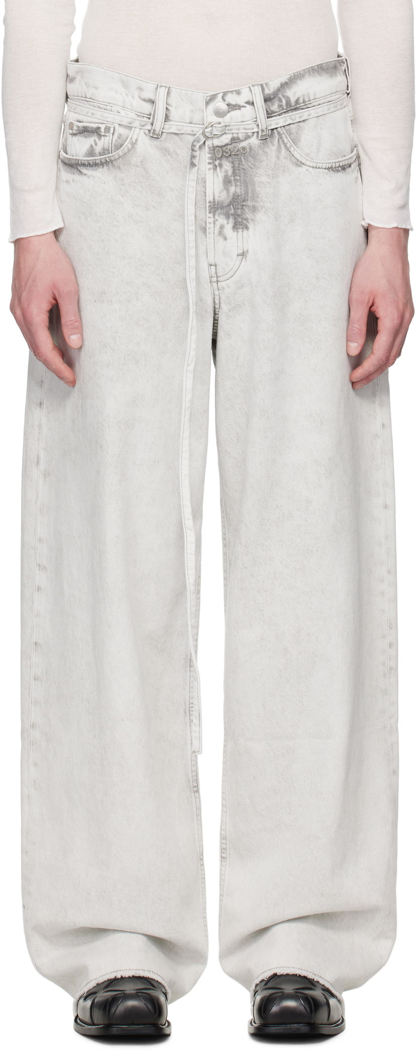 Jeans 032C 032c Down To Earth Wide Leg Jeans Grå | S25-URD-1063-150