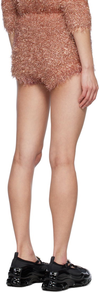 Shorts Simone Rocha Simone Rocha Tinsel Knit Shorts Lyserød | PRMK3 0664, 2