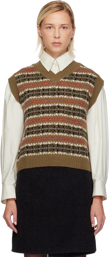 Vest Max Mara Weekend Fleres Jacquard Vest Flerfarvet | 2525356022600, 0