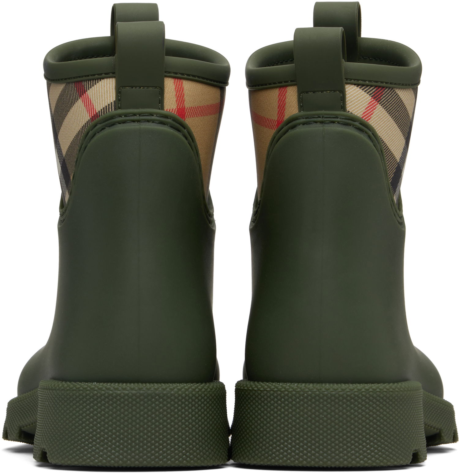 Sneakers og sko Burberry Burberry Marsh Stamp Low Rubber Boots Grøn | 8111711, 1