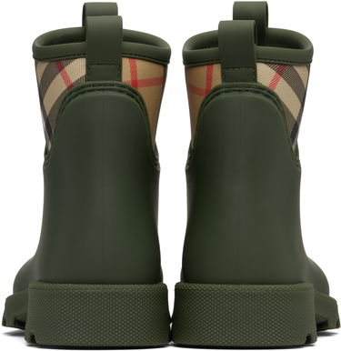 Sneakers og sko Burberry Burberry Marsh Stamp Low Rubber Boots Grøn | 8111711, 1