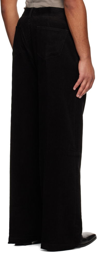 Bukser Rick Owens Corduroy Concordians Geth Trousers Sort | RU02E1333 MLC9, 2