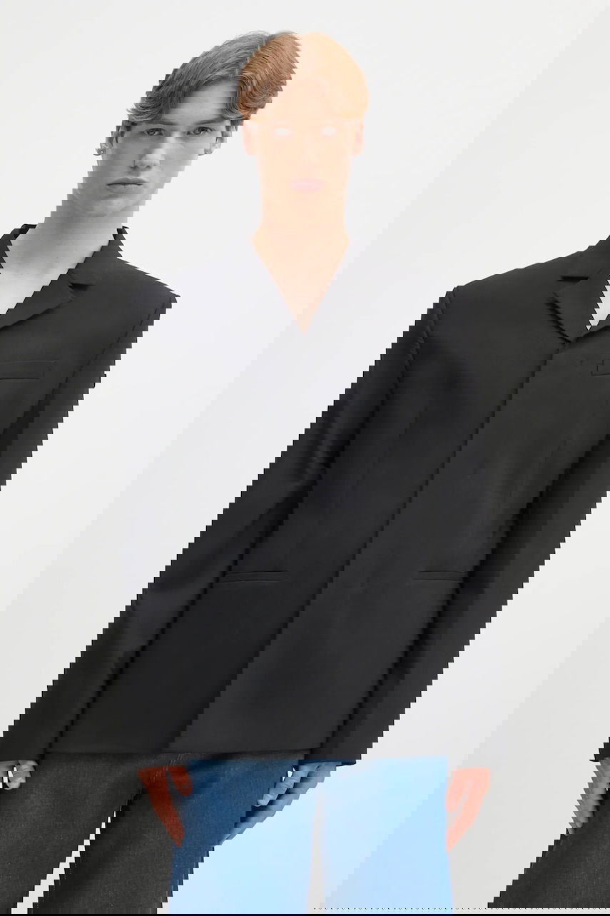 Frakker 032C 032C Office Attire Wool Blend Blazer Sort | S25.MRW.2001.000, 0