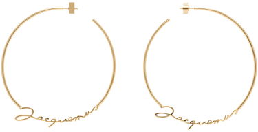Øreringe Jacquemus Le Papier 'Les Creoles ' Earrings Beige | 22H223JW328-5845, 0