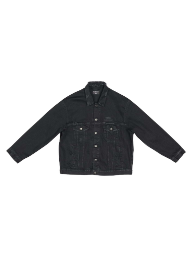 Jakke Balenciaga 3B Sports Icon Large Fit Jacket Sort | 704298TBP470102