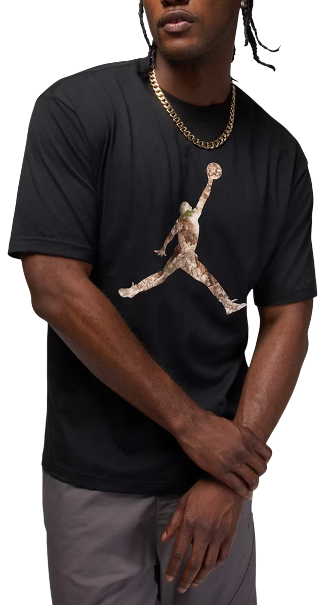 T-shirt Jordan Brooklyn Realtree Jumpman T-Shirt Sort | hq9016-010