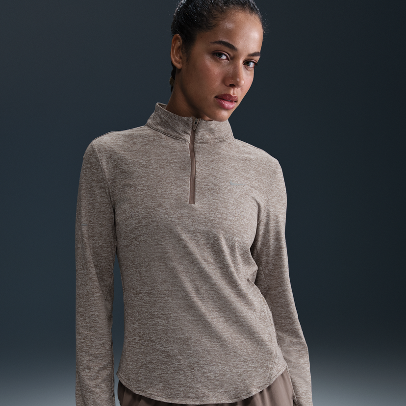 T-shirt Nike Swift Dri-FIT UV Quarter-Zip Running Top Brun | HQ0499-233