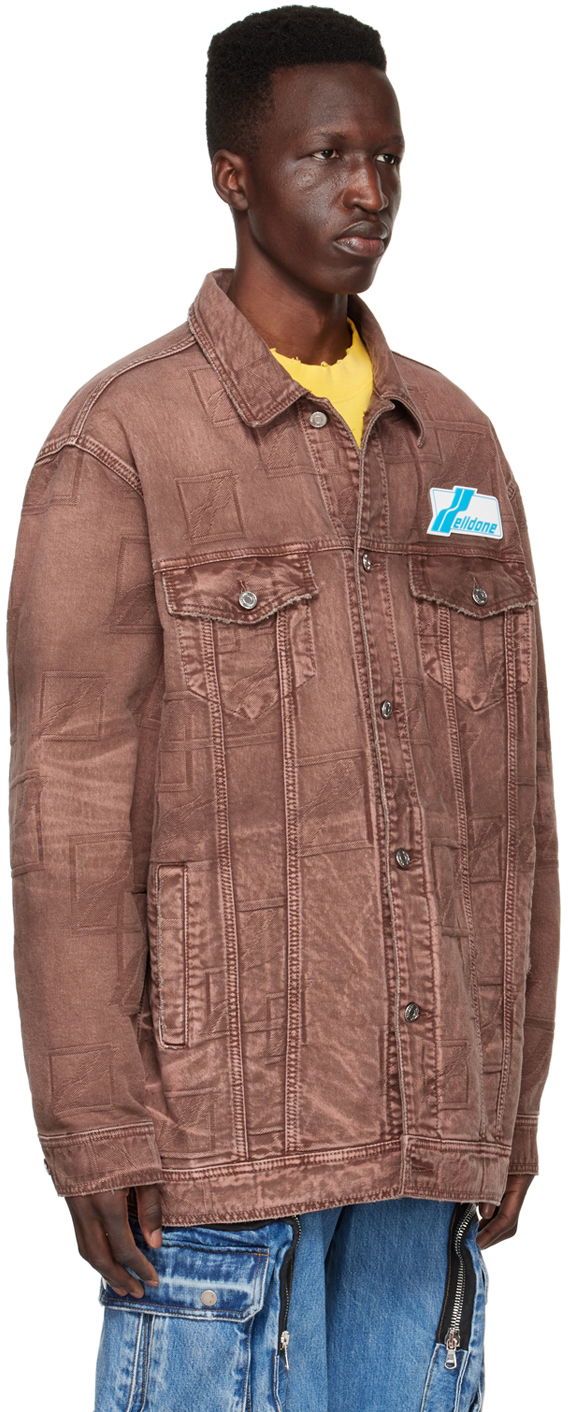 Jakke We11done We11done Denim Trucker Jacket Brun | WD-DJ1-22-366-U-BR, 1