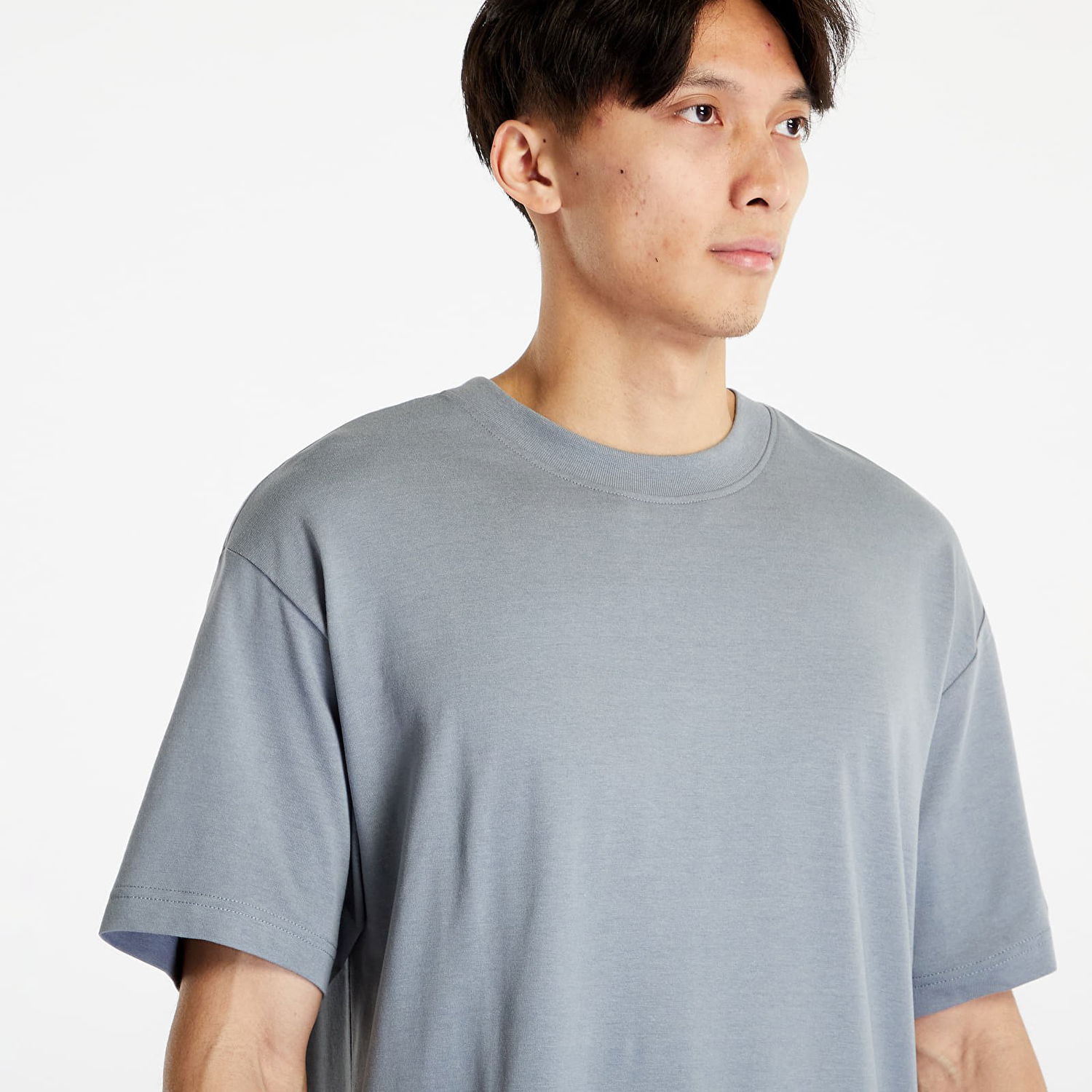 T-shirt CALVIN KLEIN Logo Tab Long Length Short Sleeve Tee Grå | J30J323152 PN6, 0
