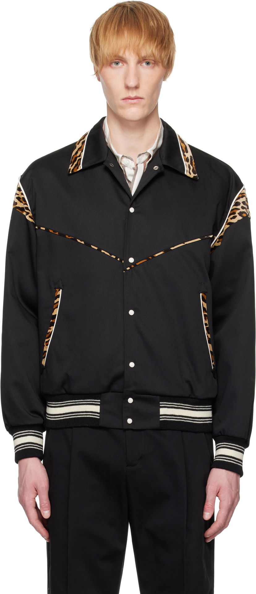 Bomberjakke WACKO MARIA WACKO MARIA Western Jacket Sort | 25SS-WMO-BL12