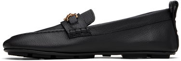 Sneakers og sko Versace Leather Driver Loafers Sort | 1017072_1A12110, 2