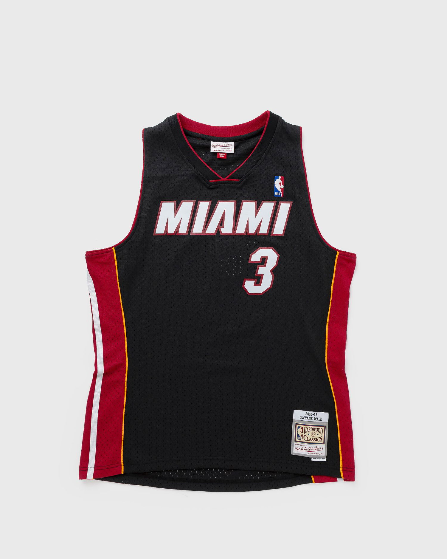 Jersey Mitchell & Ness NBA SWINGMAN JERSEY MIAMI HEAT 2012-13 DWYANE WADE #3 Sort | SMJY6132-MHE12DWABLCK, 0