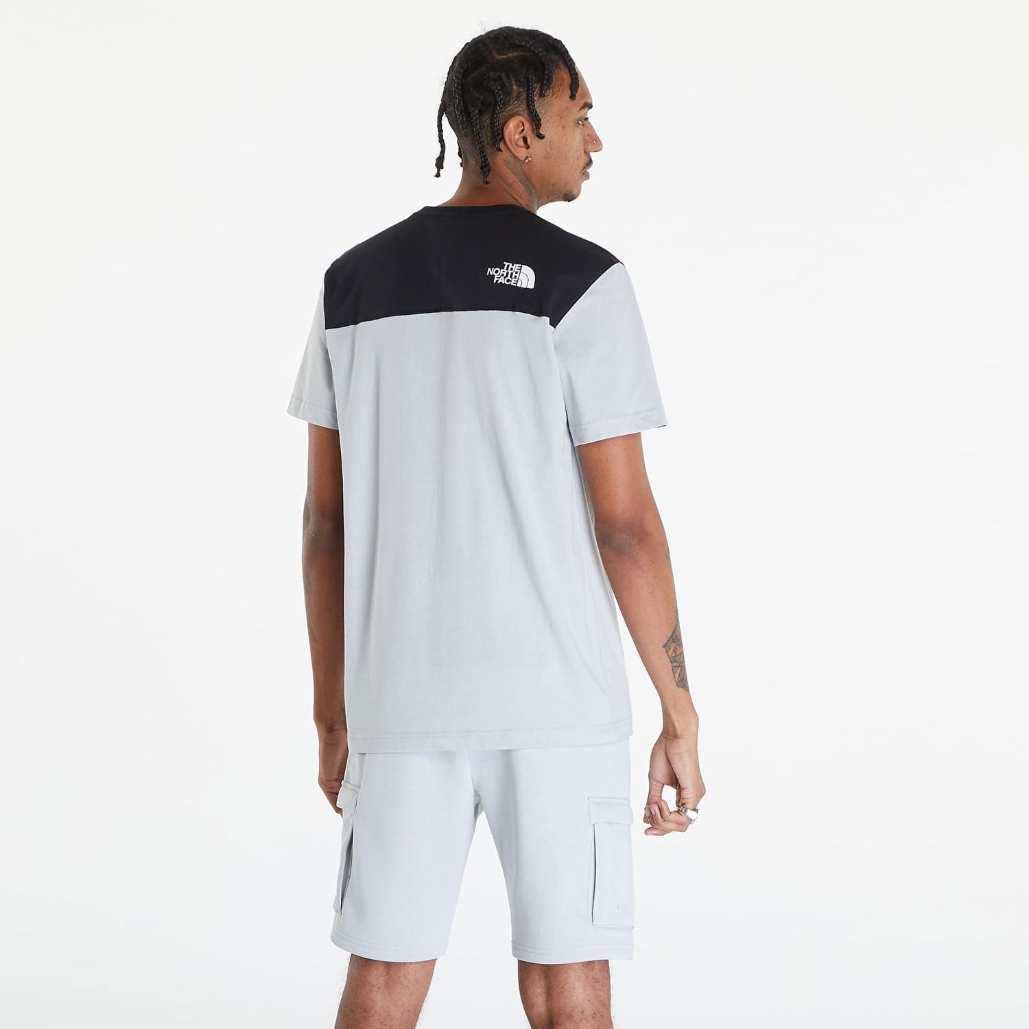 T-shirt The North Face T-Shirt Icons S/S Tee High Rise Grey Grå | NF0A87DPA0M1, 1