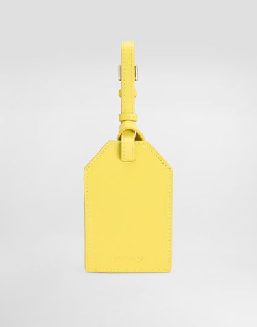 Nøgleringe Dolce & Gabbana Dolce & Gabbana Calfskin Luggage Tag with Lock and Key Gul | BP3417AV89389418, 1