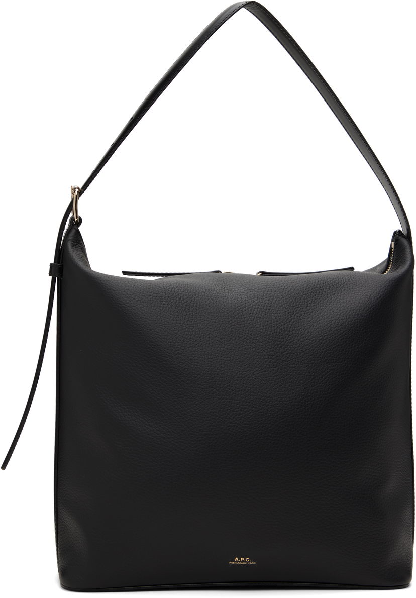 Skuldertaske A.P.C. Leather Shoulder Bag Sort | PXCBL-F61902