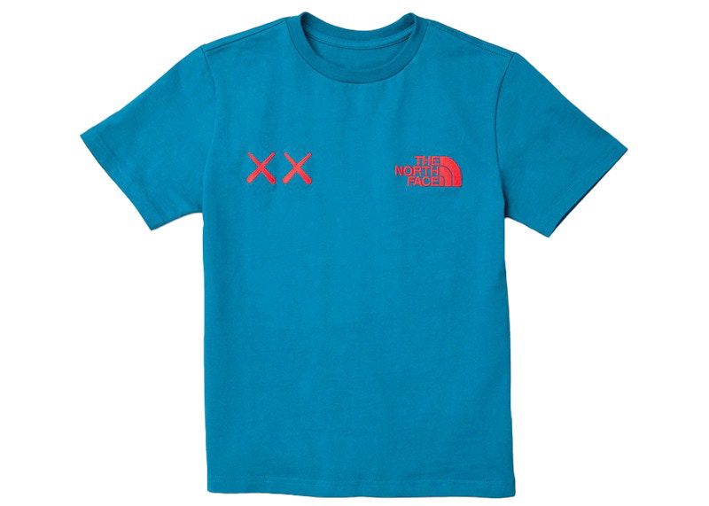 T-shirt KAWS KAWS x The North Face Youth T-Shirt Blå | NF0A7WLO