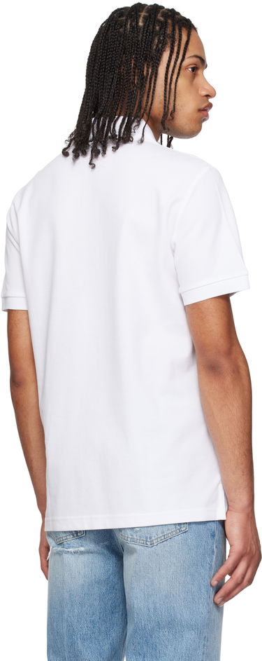 Polo skjorte Versace Embroidered Logo Polo by Versace Jeans Couture Hvid | E78GAGT01_ECJ01T, 2